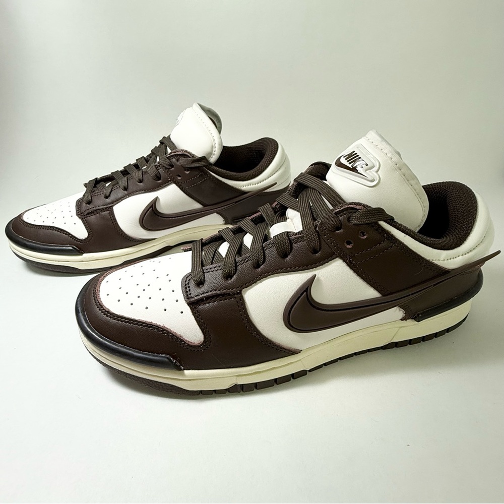 Nike Women’s Sneakers - Brown and White